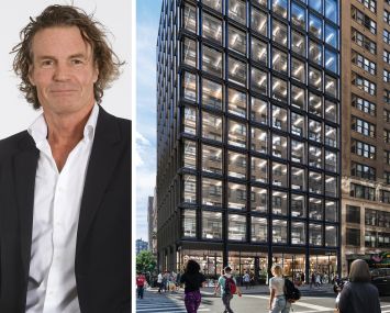 Corem CEO Rutger Arnhult and 28&7 at 322 Seventh Avenue.