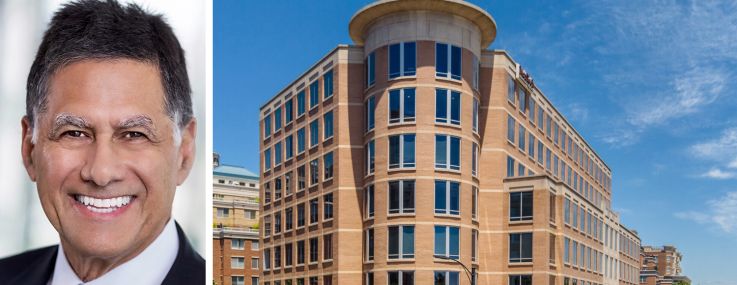 3865 Wilson Boulevard, Arlington, Va., and American Realty Advisors Chairman and CEO Stanley Iezman.