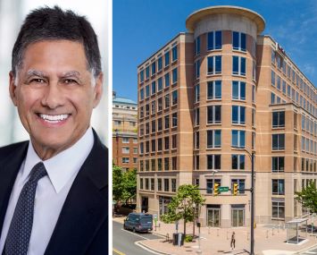 3865 Wilson Boulevard, Arlington, Va., and American Realty Advisors Chairman and CEO Stanley Iezman.