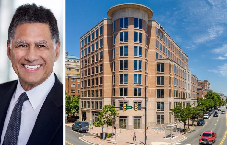 3865 Wilson Boulevard, Arlington, Va., and American Realty Advisors Chairman and CEO Stanley Iezman.