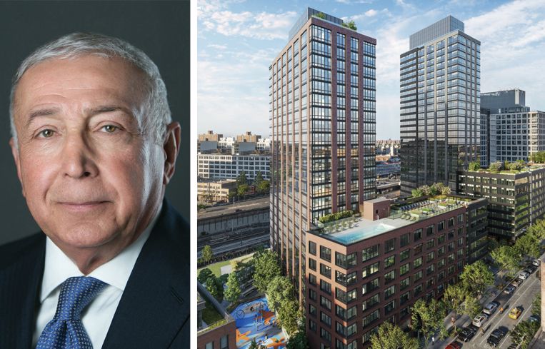 TF Cornerstone's Thomas Elghanayan and 595 Dean Street, Brooklyn.