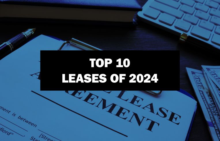 A photo of a lease agreement.
