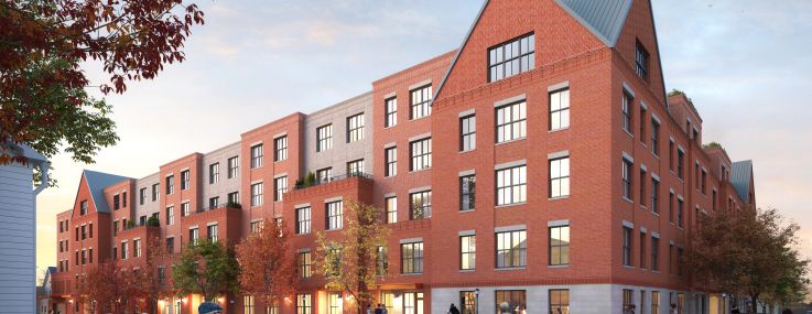 Rendering of Pelham House in the Village of Pelham, N.Y.