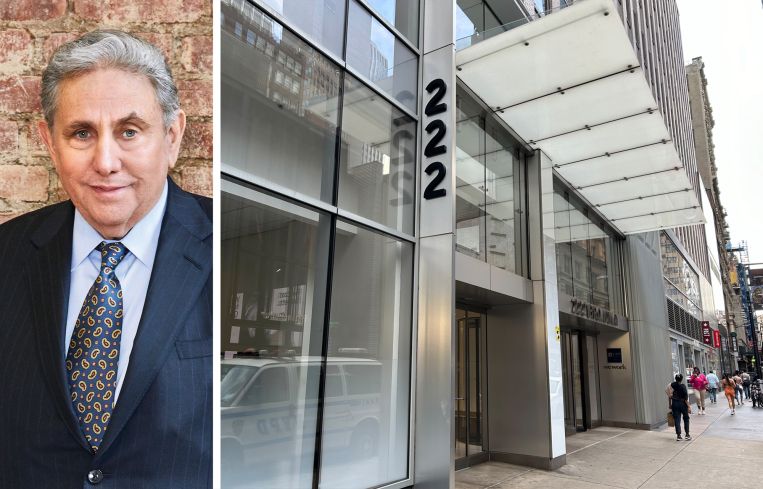 GFP Real Estate's Jeffrey Gural and 222 Broadway.