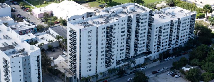 The 25 Mirage property in Miami's Edgewater section.