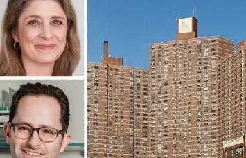 M Squared's Alicia Glen, Eastdil Secured's Gary Phillips and 3333 Broadway.