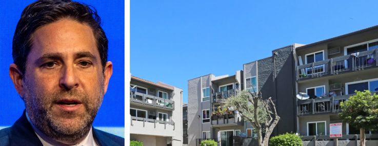 Andrew Schlossberg, president and CEO at Invesco, and Midtown Apartment Homes in Panorama City, Calif.