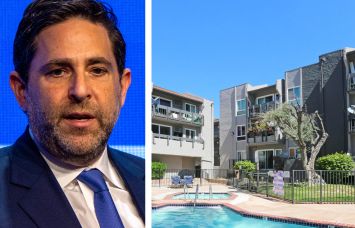 Andrew Schlossberg, president and CEO at Invesco, and Midtown Apartment Homes in Panorama City, Calif.