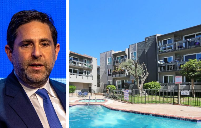Andrew Schlossberg, president and CEO at Invesco, and Midtown Apartment Homes in Panorama City, Calif.