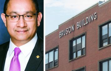 Asef Bari of Bari Group and the Bruson Building.