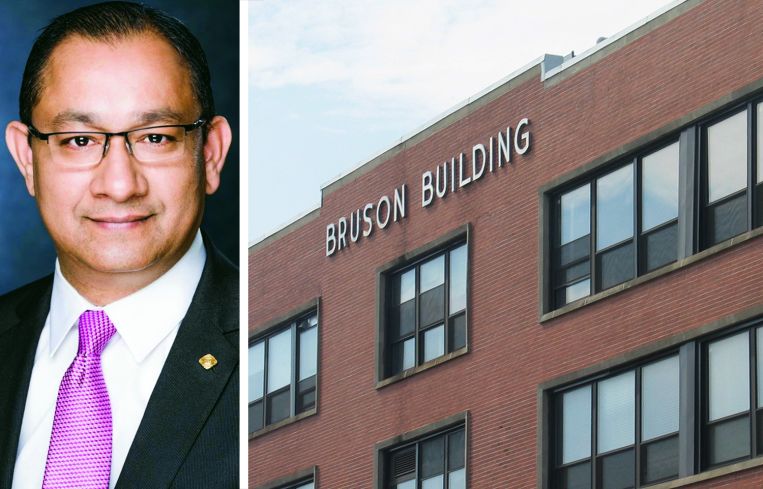 Asef Bari of Bari Group and the Bruson Building.