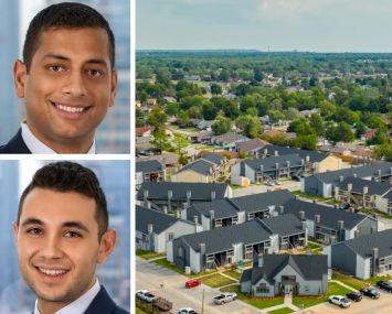 Brandon Baksh and Evan Fromen of Dwight Mortgage Trust, and Stonebrook Gated Community in Tulsa, Okla.
