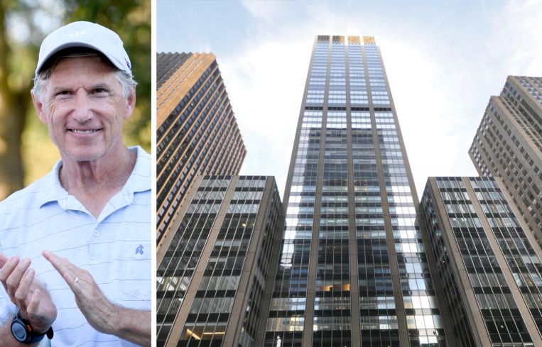 Bruce Karsh, co-chairman and CIO of Oaktree, and 1290 Avenue of the Americas.