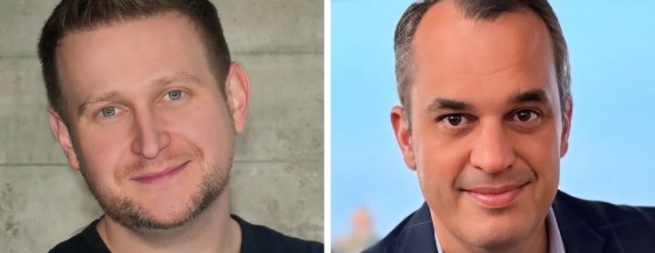 Two men's headshots, side by side.