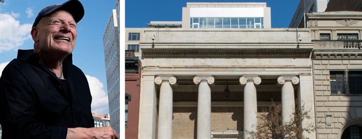Douglas Jemal, founder of Douglas Development Corporation, and the Equitable Co-operative Building Association at 915 F Street NW, Washington, D.C.