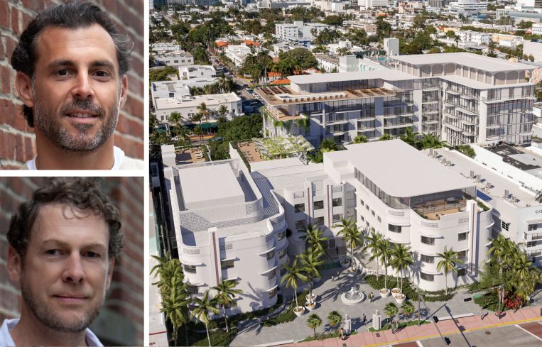 Gavin Crescenzo and Xaver Kriechbaum of Keyah Real Estate, and a renovation of the historic Haddon Hall Hotel at 1500 Collins Avenue, Miami Beach, Fla.
