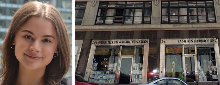JD Cohen and Ariel Hardwood of Newmark, and 234 West 39th Street.