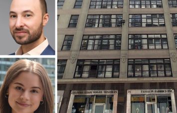 JD Cohen and Ariel Hardwood of Newmark, and 234 West 39th Street.
