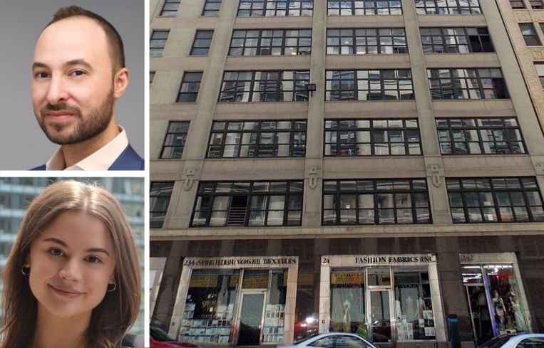 JD Cohen and Ariel Hardwood of Newmark, and 234 West 39th Street.