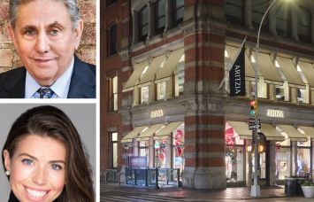 Jeff Gural and Neith Stone of GFP Real Estate and Aritzia at 560 Broadway.
