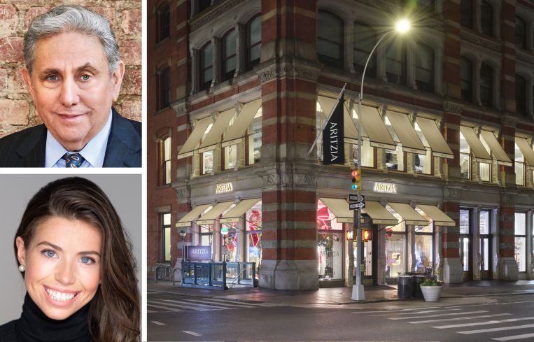 Jeff Gural and Neith Stone of GFP Real Estate and Aritzia at 560 Broadway.