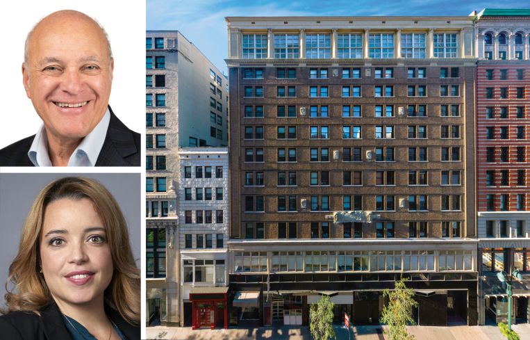 Jeffrey Rosenblatt and Christina De Jesus of Lincoln Property Company and 20 West 33rd Street.