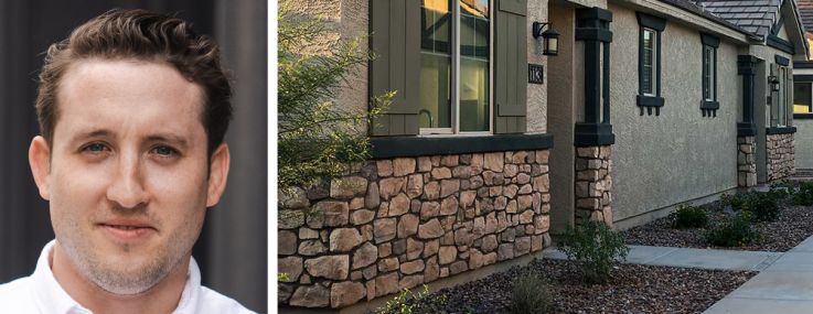 Jeff Rosenfield and Sam Robertson of North River Partners, and the Village at San Tan project in Queen Creek, Ariz.