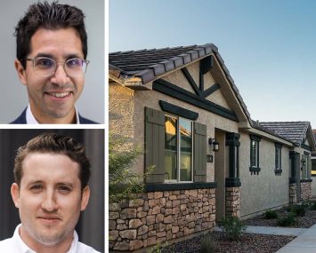 Jeff Rosenfield and Sam Robertson of North River Partners, and the Village at San Tan project in Queen Creek, Ariz.