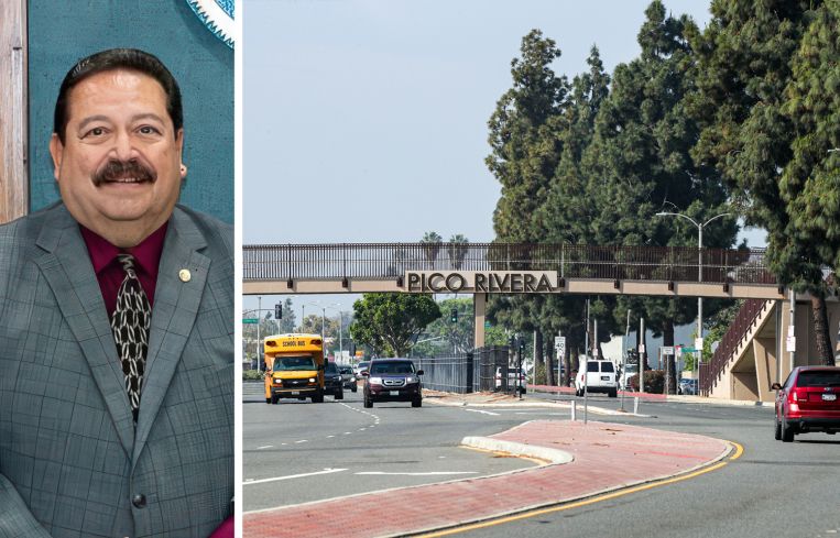 Pico Rivera mayor John R. Garcia and Pico Rivera, Calif.