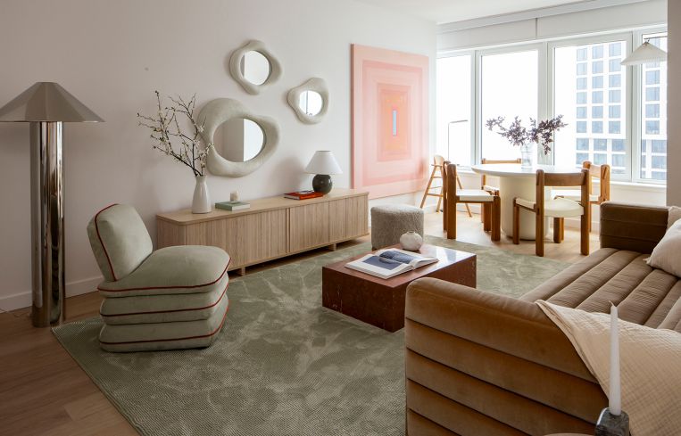 A living room in the Dupont.
