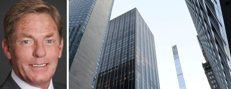 Ken Fisher, partner at Fisher Brothers, and 1345 Avenue of the Americas.