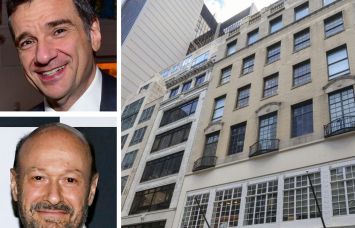 Kenneth Aschendorf and Berndt Perl, managing partners at APF Properties, and 24 West 57th Street.