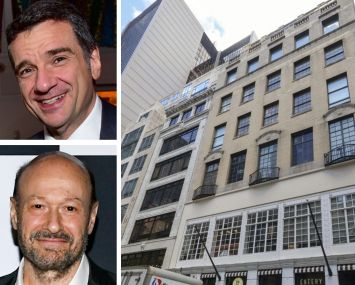 Kenneth Aschendorf and Berndt Perl, managing partners at APF Properties, and 24 West 57th Street.