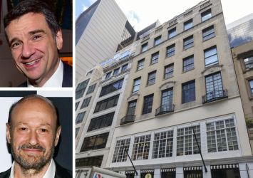 Kenneth Aschendorf and Berndt Perl, managing partners at APF Properties, and 24 West 57th Street.