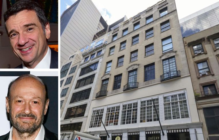 Kenneth Aschendorf and Berndt Perl, managing partners at APF Properties, and 24 West 57th Street.