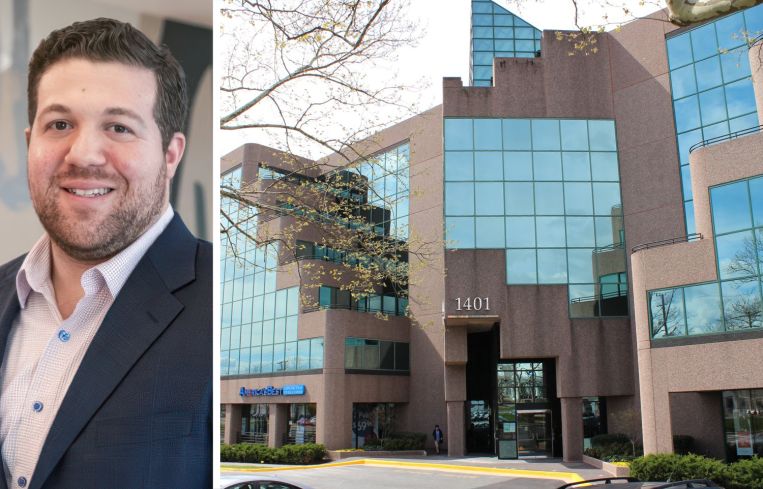 Kevin Gold of CBRE and 1401 Rockville Pike, Rockville, Md.