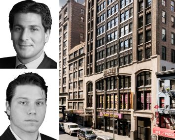 Lance Korman and David Waterman of Newmark, and 158 West 27th Street.