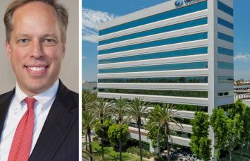 Mark Talgo, senior managing director and head of New York Life Real Estate Investors, and 18201 Von Karman Avenue, Irvine, Calif.
