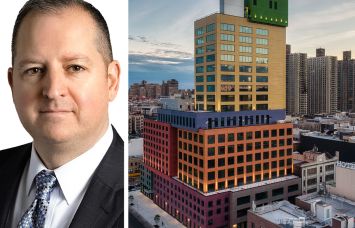 Marty Cottingham of Avison Young and Radio Tower at 500 West 181st Street.