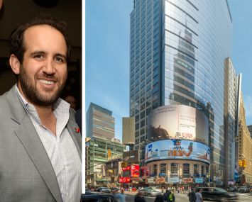 Michael Rudin, co-CEO of Rudin Management, and 3 Times Square.