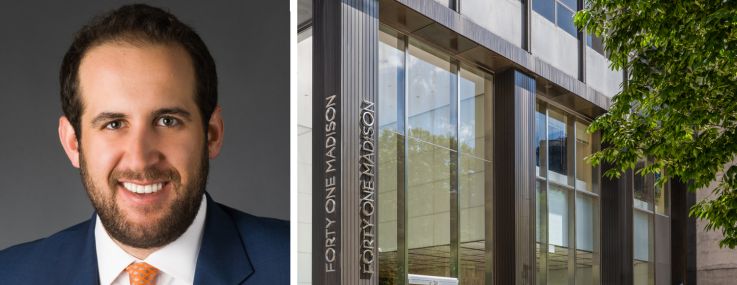 Rudin Management co-CEO Michael Rudin and 41 Madison Avenue.