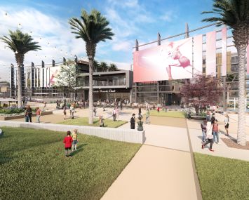 Rendering of Adept Ontario, a 384-unit mixed-use residential development in Ontario, Calif