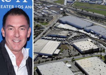 Miramar managing partner and co-founder Paul Fuhrman and Serrano Industrial Park, Jurupa Valley, Calif.