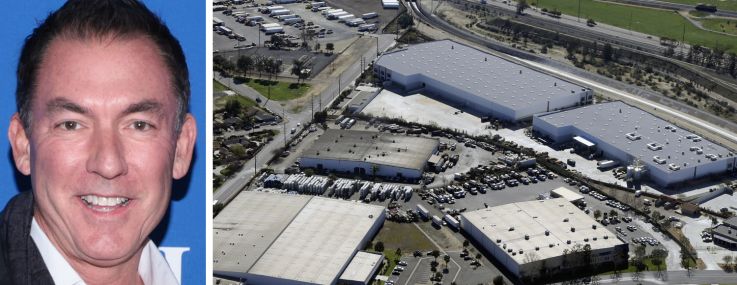 Miramar managing partner and co-founder Paul Fuhrman and Serrano Industrial Park, Jurupa Valley, Calif.