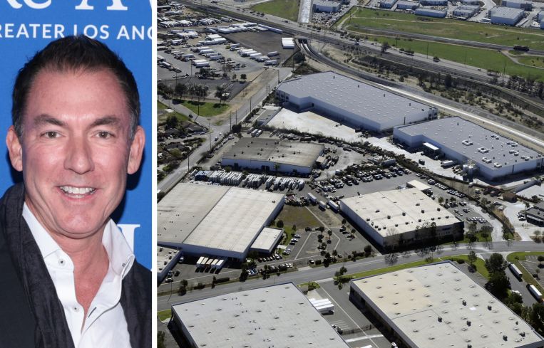 Miramar managing partner and co-founder Paul Fuhrman and Serrano Industrial Park, Jurupa Valley, Calif.