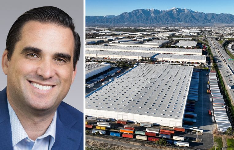 Ricardo Pacheco, managing director of Los Angeles for Colliers, and warehouses in Eastvale, Calif., part of the Inland Empire.