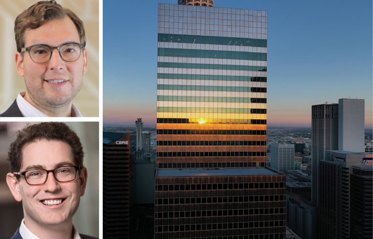 Robbie Pinkas and Rafi Golberstein of PACE Loan Group, and 444 South Flower Street, Los Angeles.