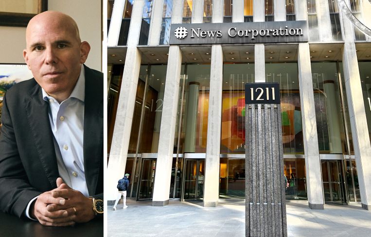 Scott Rechler, CEO of RXR, and 1211 Avenue of the Americas.
