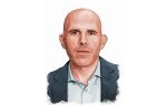 A drawing of Scott Rechler.