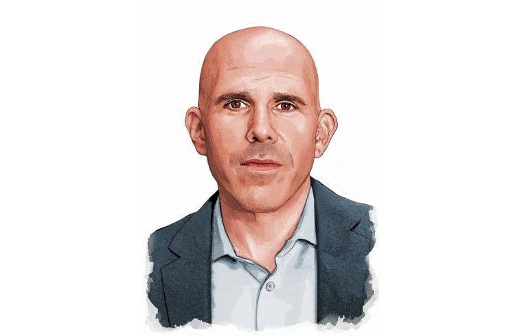 A drawing of Scott Rechler.